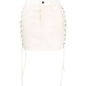 Julfer, Dames, Rokken, Beige, Maat: 2XS Katoen,