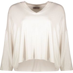 Herno, Dames, Tops, Beige, Maat: 2XS Viscose,