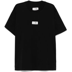 MM6 Maison Margiela, Heren, Tops, Zwart, Maat: S Katoen,