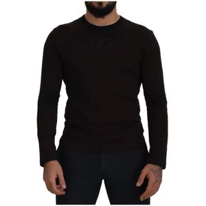 Dolce & Gabbana - Crew Neck - Longsleeve Shirt - Zwart