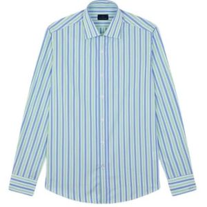 Paul & Shark, Heren, Overhemden, Blauw, Maat: XL Katoen,