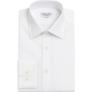 Alessandro Gherardi, Heren, Overhemden, Wit, Maat: M Katoen,