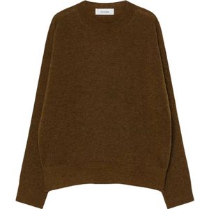 Pomandère, Dames, Truien, Bruin, Maat: S Wol,