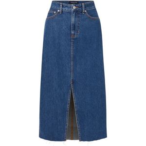 Veronica Beard, Dames, Rokken, Blauw, Maat: L Denim,