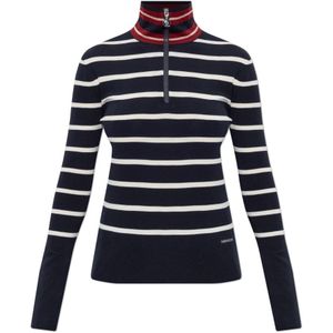 Moncler, Dames, Truien, Blauw, Maat: XS Wol,