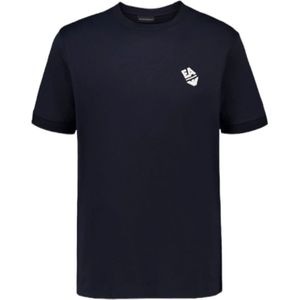 Emporio Armani, Heren, Tops, Blauw, Maat: 2XL