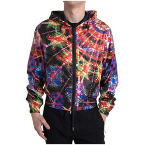 Dolce & Gabbana - Rits Hoodie - Multicolor - Heren - Sweatvesten
