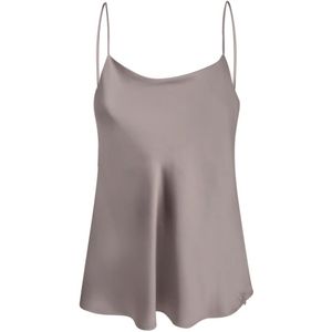 Herno, Dames, Tops, Beige, Maat: S Satijn,