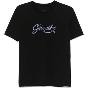 Givenchy, Dames, Tops, Zwart, Maat: XS Katoen,