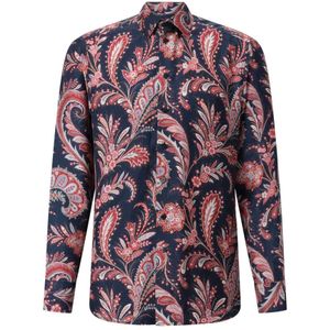 Etro, Heren, Overhemden, Veelkleurig, Maat: L Zijde,