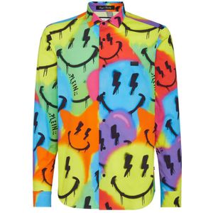 Philipp Plein, Heren, Overhemden, Veelkleurig, Maat: S Katoen,