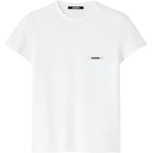 Jacquemus, Dames, Tops, Wit, Maat: L