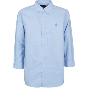 Polo Ralph Lauren, Heren, Overhemden, Blauw, Maat: L