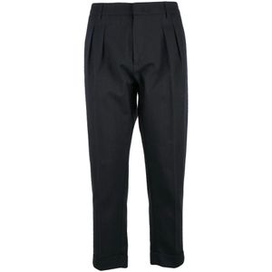 Dondup, Heren, Broeken, Zwart, Maat: W36 Katoen,