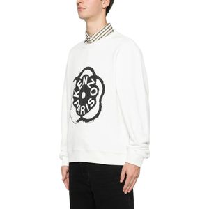 Kenzo, Heren, Sweatshirts & Hoodies, Wit, Maat: M