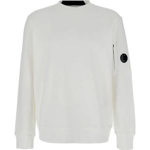 C.p. Company, Heren, Sweatshirts & Hoodies, Wit, Maat: 2XL Katoen,