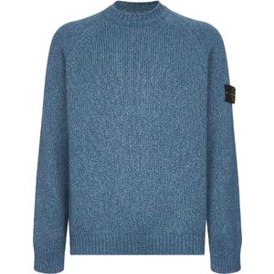 Stone Island - Wollen Trui - Blauw