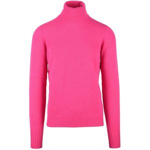 Drumohr, Heren, Truien, Roze, Maat: S Wol,