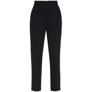 Peserico, Dames, Broeken, Blauw, Maat: 2XL Poliester,