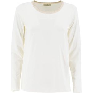 Panicale, Dames, Truien, Beige, Maat: M Viscose,