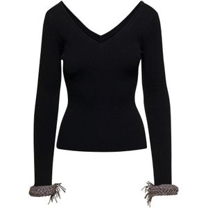 Giuseppe Di Morabito, Dames, Truien, Zwart, Maat: XS Wol,