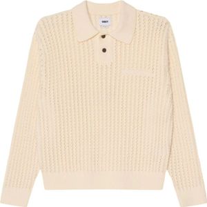 Obey, Heren, Truien, Beige, Maat: L Katoen,