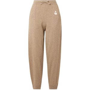 Isabel Marant, Dames, Broeken, Bruin, Maat: S Wol,