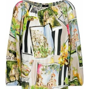 Monari, Dames, Blouses & Shirts, Veelkleurig, Maat: S