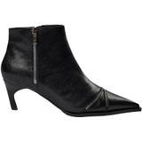 Sofie Schnoor - S243762 - Leren Laarzen - Zwart - 6 cm Hakhoogte