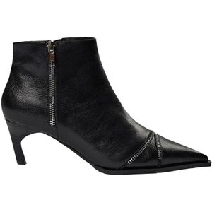 Sofie Schnoor - S243762 - Leren Laarzen - Zwart - 6 cm Hakhoogte