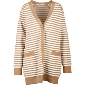 Max Mara, Dames, Truien, Beige, Maat: XS Viscose,