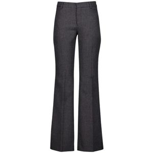 Ami Paris, Dames, Broeken, Grijs, Maat: 2XL Wol,