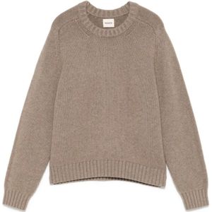 Khaite, Dames, Truien, Beige, Maat: S