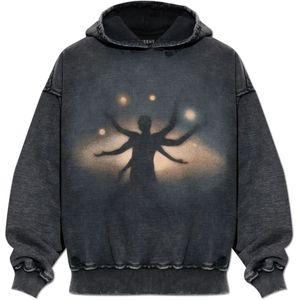 Misbhv, Heren, Sweatshirts & Hoodies, Zwart, Maat: XS Katoen,