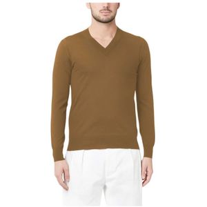Paolo Pecora, Heren, Truien, Bruin, Maat: S