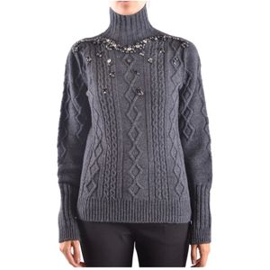 Pinko, Dames, Truien, Grijs, Maat: M