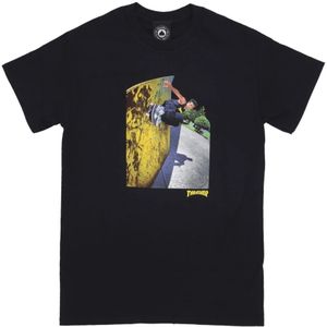 Thrasher, Heren, Tops, Zwart, Maat: S Katoen,