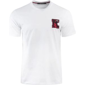 Karl Lagerfeld, Heren, Tops, Wit, Maat: XL Katoen,