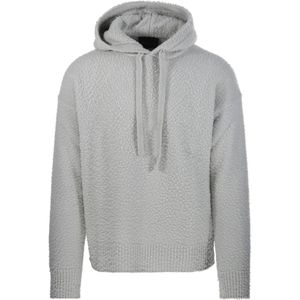Roberto Collina, Heren, Sweatshirts & Hoodies, Grijs, Maat: M