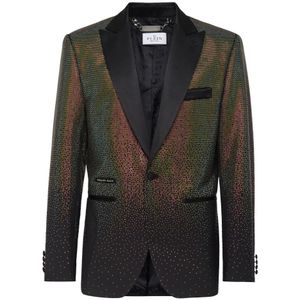 Philipp Plein, Heren, Jassen, Veelkleurig, Maat: L Zijde,