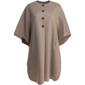 Max Mara, Dames, Truien, Beige, Maat: M/L Kasjmier,