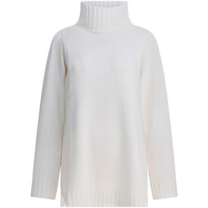 Max Mara, Dames, Truien, Wit, Maat: S Kasjmier,