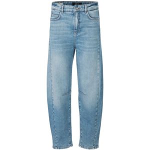 Marc Cain, Dames, Jeans, Blauw, Maat: M Denim,