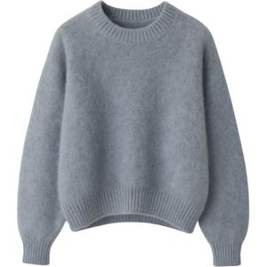 Opal Studio, Dames, Truien, Grijs, Maat: ONE Size Mohair,