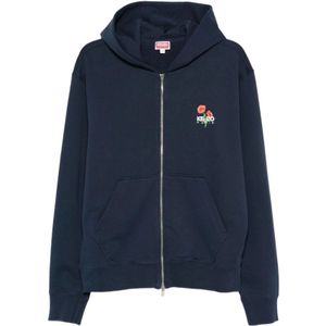 Kenzo, Heren, Sweatshirts & Hoodies, Blauw, Maat: L