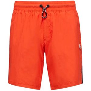 Moose Knuckles, Heren, Korte broeken, Oranje, Maat: S Nylon,