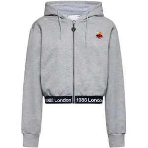 Richmond, Dames, Sweatshirts & Hoodies, Grijs, Maat: XS Katoen,