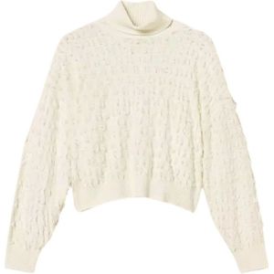 Twinset, Dames, Truien, Wit, Maat: M Wol,