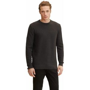 Tom Tailor, Heren, Truien, Grijs, Maat: XL Katoen,