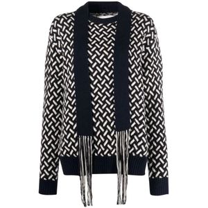 Jil Sander, Dames, Truien, Veelkleurig, Maat: XS Wol,